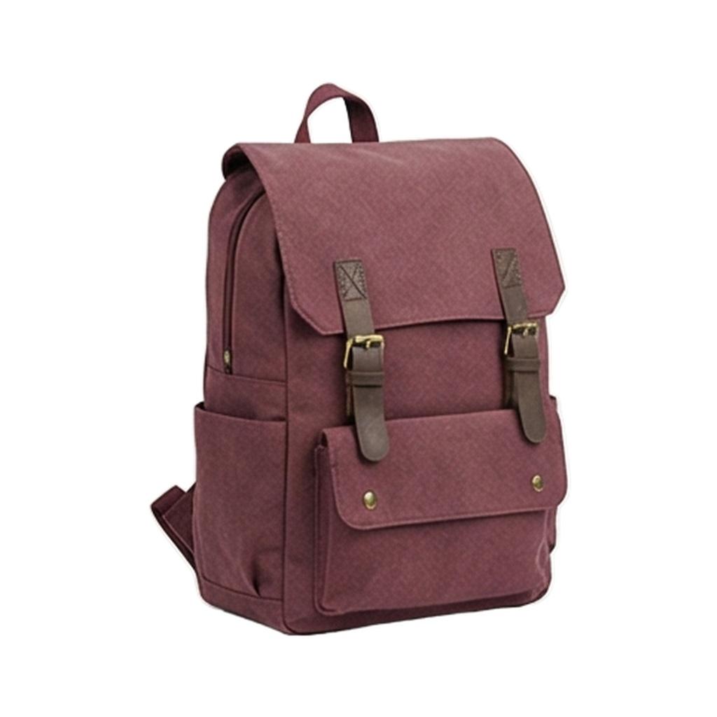 广诚OEM Vintage Water-Repellent Canvas Backpack (BP-014) 工厂直供 MOQ 500pcs