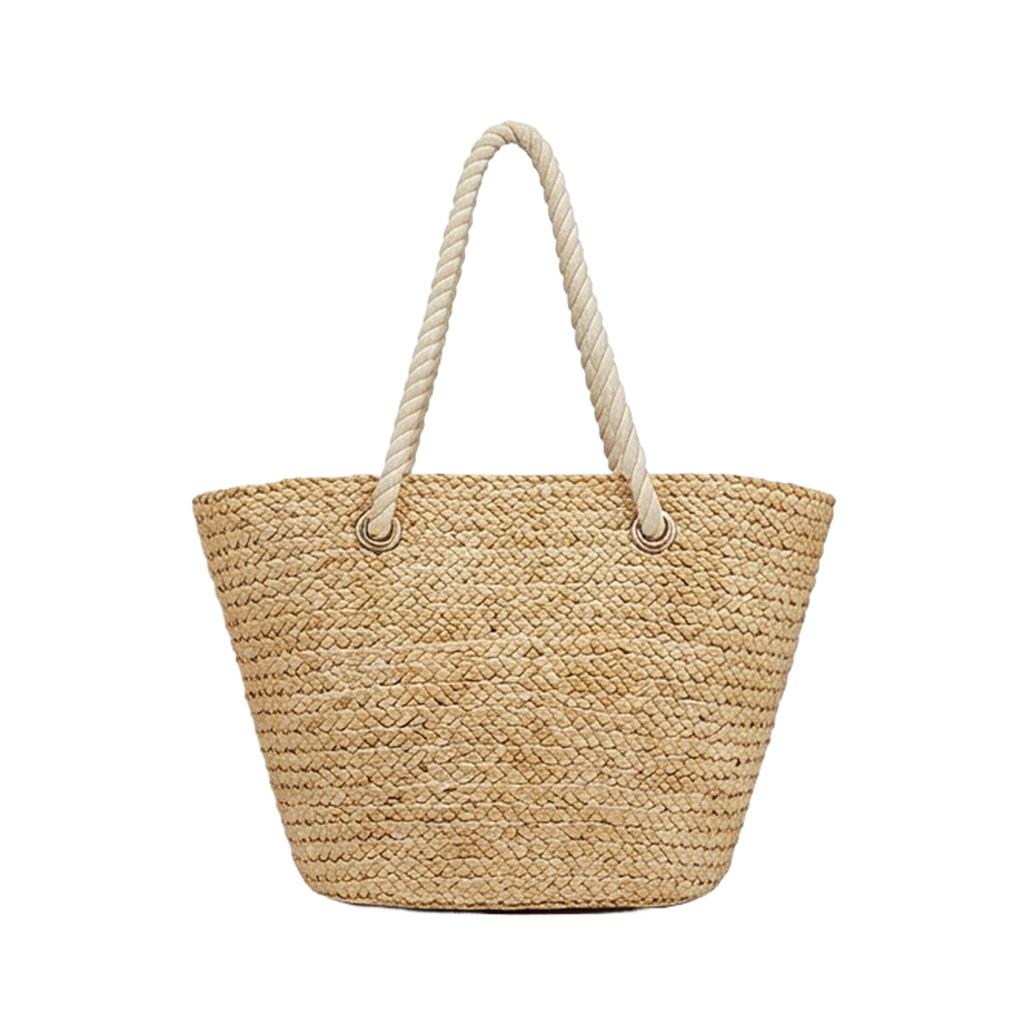广诚OEM OEM Woven Straw Handbag HB-008 工厂直供 MOQ 500pcs