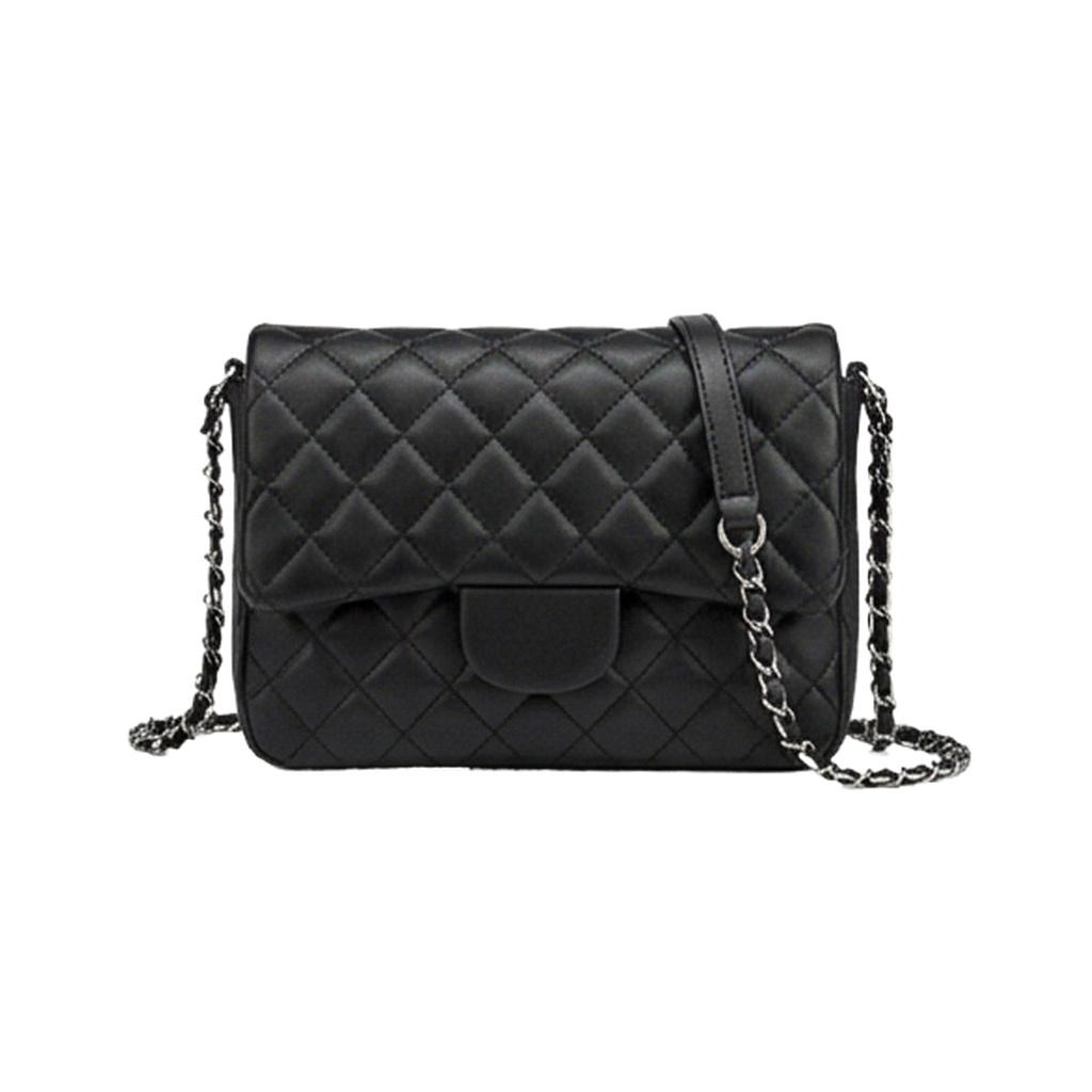 广诚OEM OEM Quilted PU Leather Crossbody Handbag (HB-009) 工厂直供 MOQ 500pcs