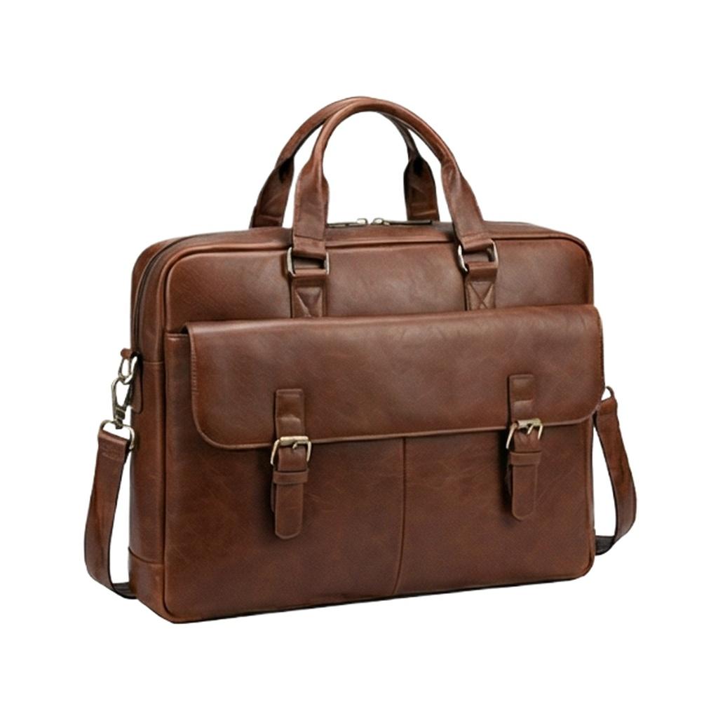 广诚OEM LB-015 Business Laptop Bag (Faux Leather) 工厂直供 MOQ 300pcs