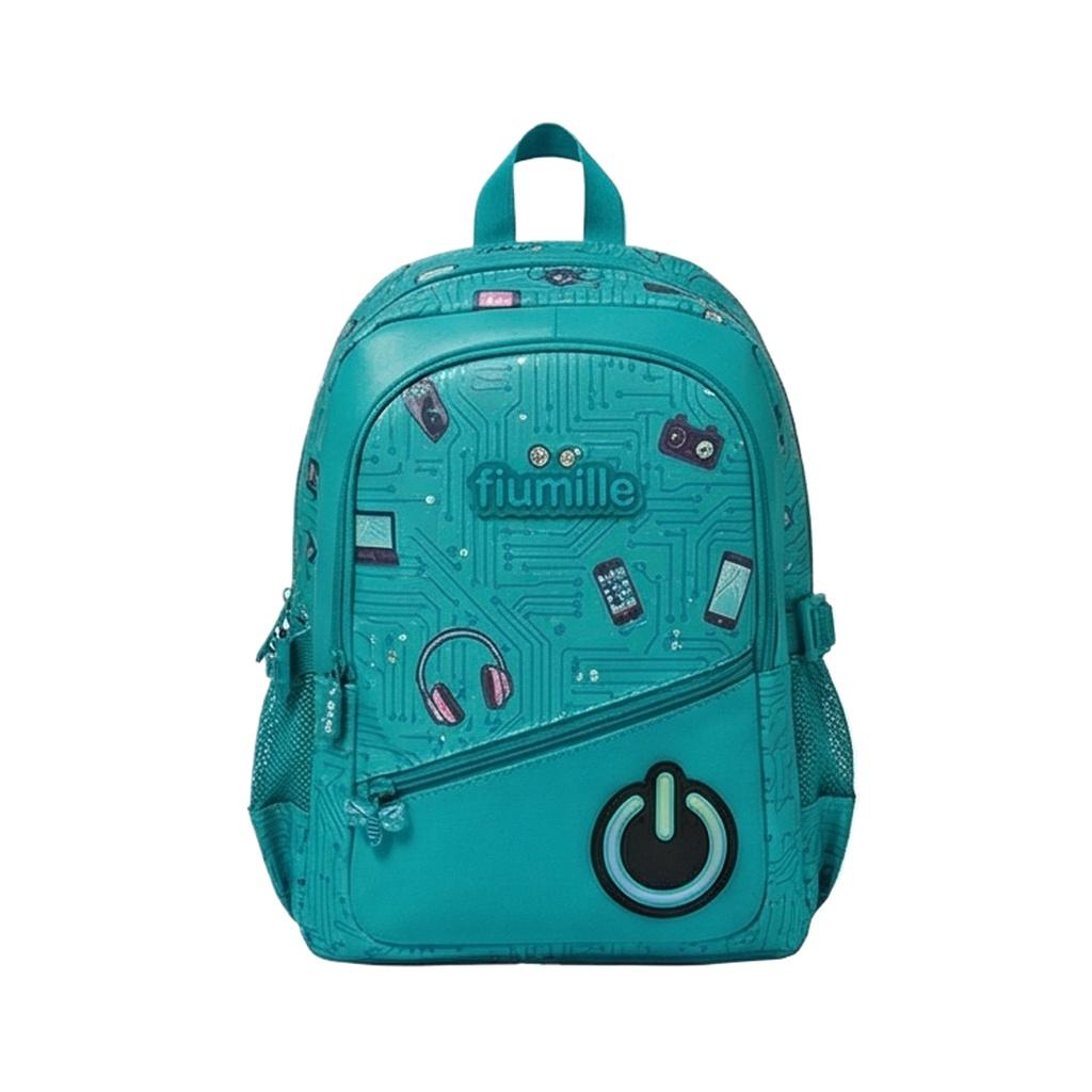 广诚OEM Fiumille Tech-Themed Kids Schoolbag (SB-022) - OEM Factory Direct 工厂直供 MOQ 500pcs