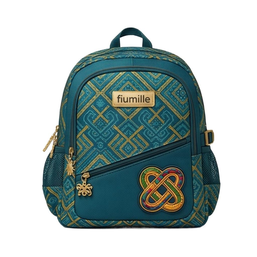 广诚OEM OEM Water-Repellent Printed Schoolbag SB-023 (MOQ 500+) 工厂直供 MOQ 500pcs